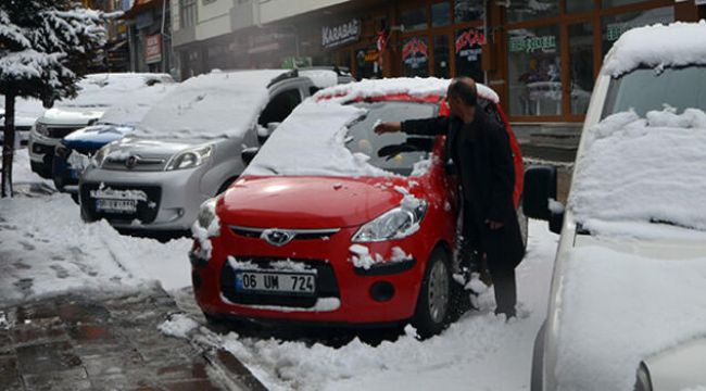 Kars beyaza büründü