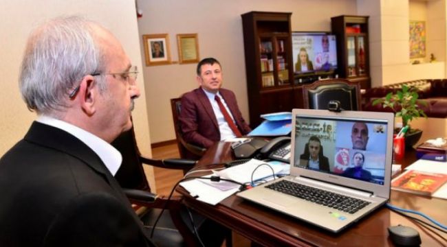 Kılıçdaroğlu sendika yöneticileri ile korona virüs gündemli toplantı yaptı