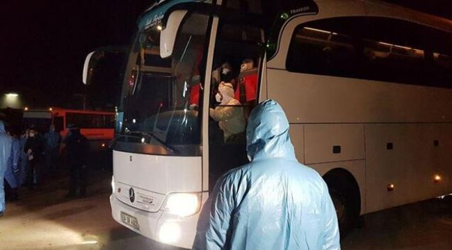 Kocaeli'de karantina süresi dolan 895 kişi yurtlardan ayrıldı