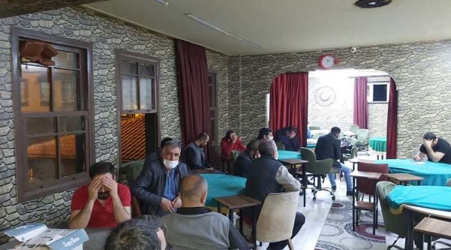 Kumar baskınında polisten kaçan çift böyle yakalandı