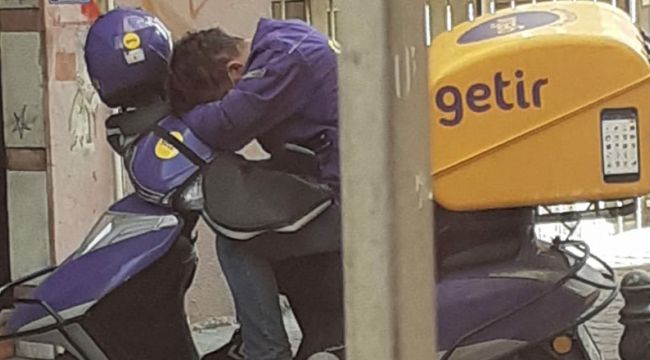 Kuryenin görüntüsü yürekleri dağladı