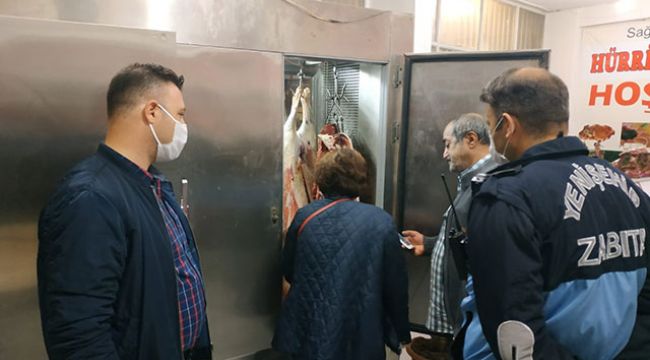 Mersin'de 200 kilo kaçak et ele geçirildi