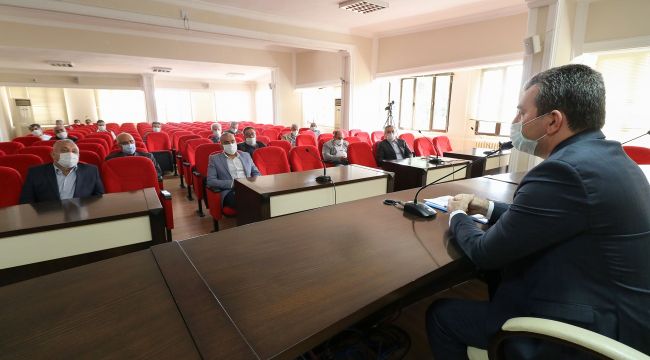 MİLLET BAHÇESİ İÇİN 2. TOPLANTI ODA BAŞKANLARIYLA YAPILDI