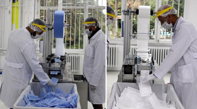 Milli Savunma Bakanlığı, haftada 10 milyon maske üretti