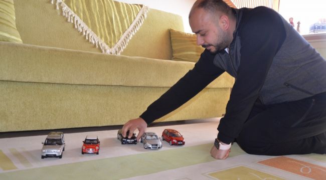 Oyuncak araba koleksiyonuna servet harcadı