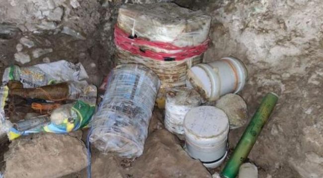 Pençe-3 bölgesinde 20 adet EYP ele geçirildi