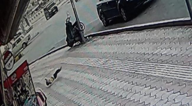 Pencereden düşen bebek ağır yaralandı; düşme anı kamerada