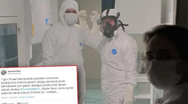 Prof. Dr. Ovalı'dan heyecanlandıran aşı paylaşımı