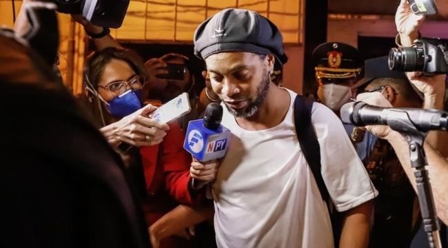 Ronaldinho'ya hapis şoku