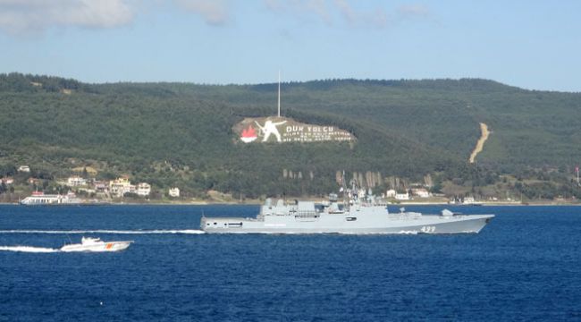 Rus savaş gemileri, Çanakkale Boğazı'ndan geçti