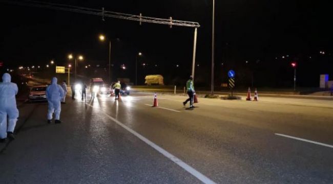 Sakarya'da şehrin girişleri kapatıldı
