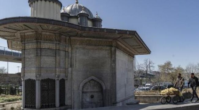 Saliha Sultan Çeşmesi tahrip edildi