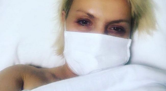 Seda Akgül hastane odasından paylaştı