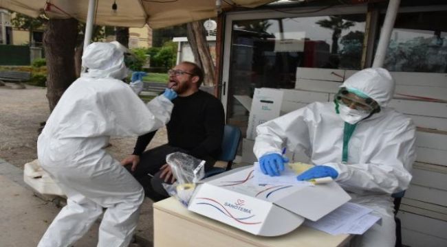 SOKAKTAKİ KORONAVİRÜS TESTİNE AÇIKLAMA