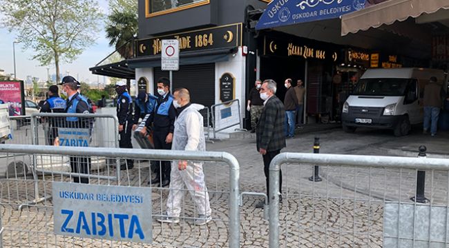 Tarihi Balıkçılar Çarşısı'na korona önlemi
