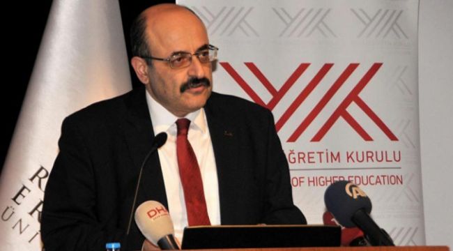 YÖK Başkanı duyurdu