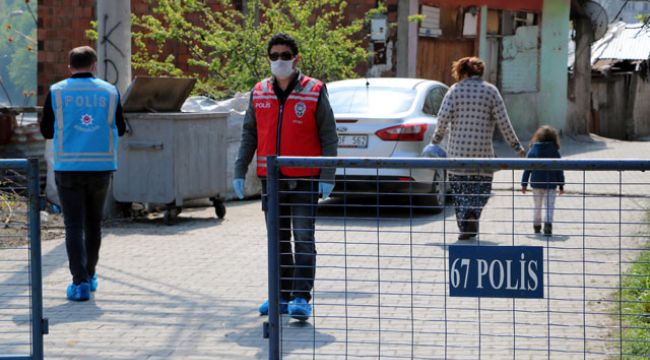 Zonguldak'ta 3 ev karantinaya alındı