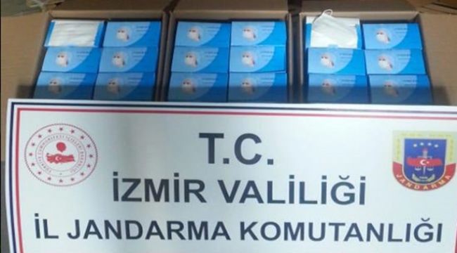 4.5 MİLYON MASKEYE EL KONDU