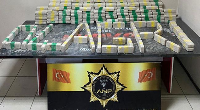 Ağrı&#039;da piyasa değeri 12 milyon lira olan 167 kilo eroin ele geçirildi