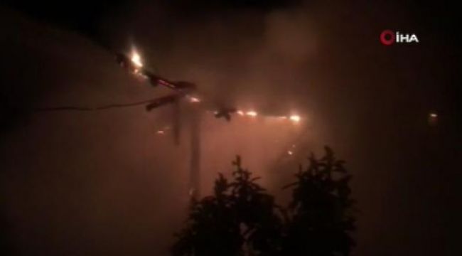 Amasya'da 1 gecede 2 yangın
