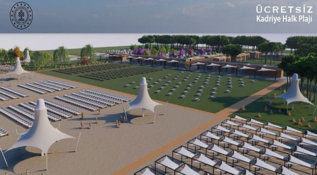 Antalya'da 5 yıldızlı 2 halk plajında ücretsiz hizmet