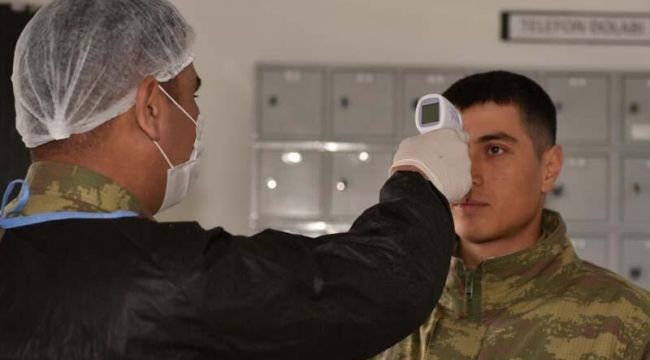 Askeri birliklerdeki Kovid-19 tedbirleri sürüyor