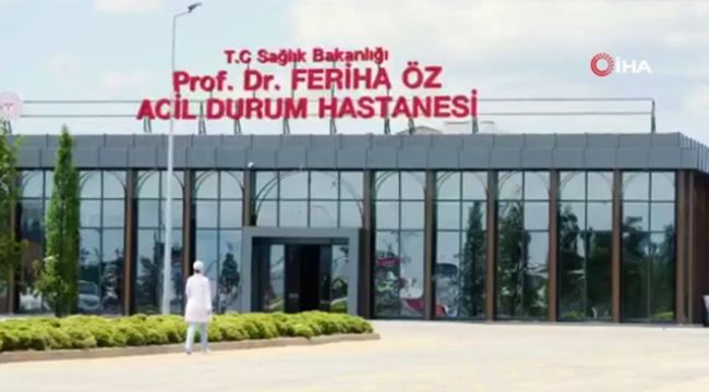 Bakan Koca'dan Prof. Dr. Feriha Öz Acil Durum Hastanesi paylaşımı
