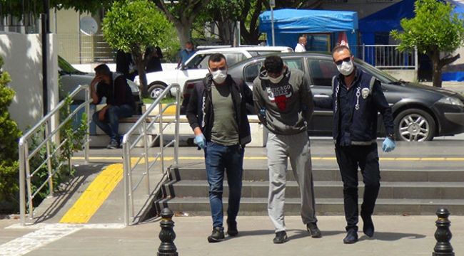 Bebeğini rehin alan  baba adliyeye sevk edildi