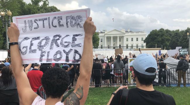 Beyaz Saray'da George Floyd korkusu