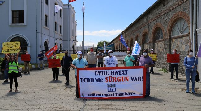 CHP’Lİ SERTEL’DEN TCDD EYLEMİNE DESTEK