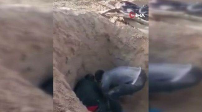 Çinli adam, felçli annesini diri diri gömdü