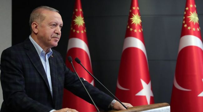 CUMHURBAŞKANI ERDOĞAN AÇIKLAMA YAPIYOR