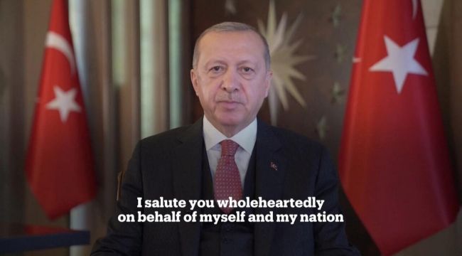 CUMHURBAŞKANI ERDOĞAN'DAN AB TOPLANTISINA MESAJ