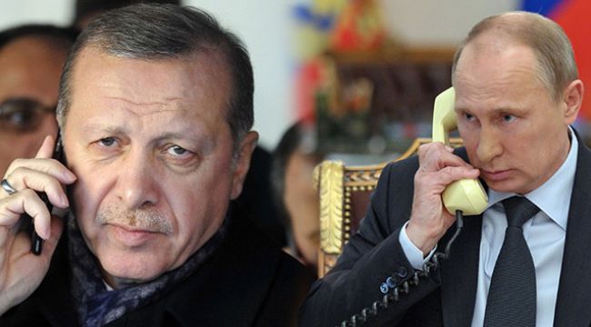 Cumhurbaşkanı Erdoğan, Putin ile telefonda görüştü