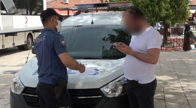 Polis maske takmayanlara göz açtırmadı