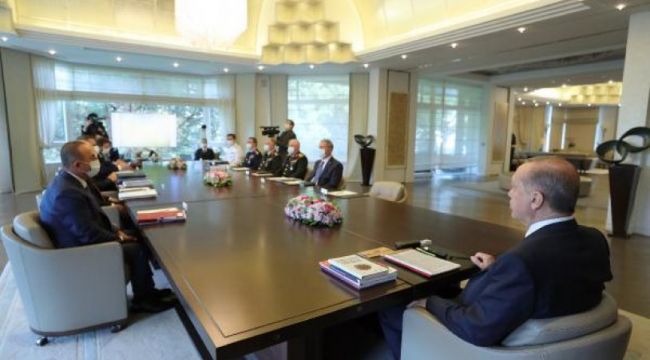 Erdoğan başkanlığında güvenlik toplantısı 3 saat sürdü