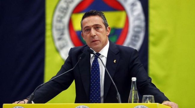 Fenerbahçe Başkanı Ali Koç'tan teknik direktör açıklaması