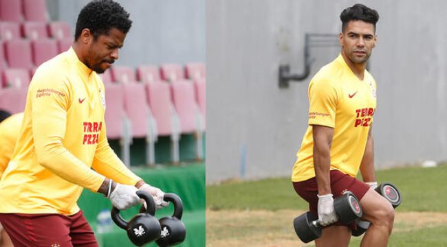Galatasaray ağırlık çalıştı