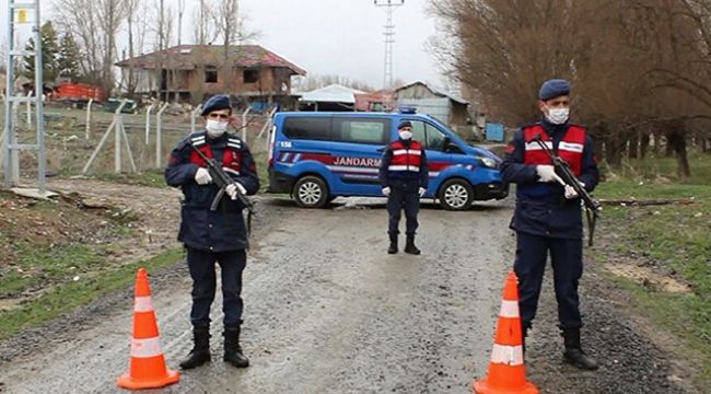 Gediz ilçesine bağlı Eskigediz beldesi karantinaya alındı
