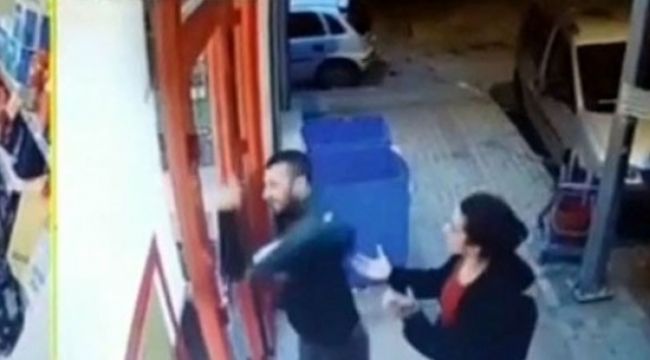 Genç kıza kabusu yaşattı, çalıştığı markete saldırdı