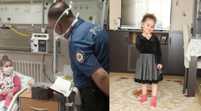 'Hani bana' diyen çocuğun isteğini polis geri çevirmedi