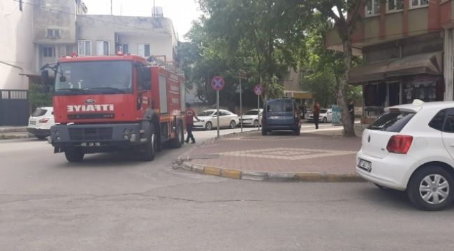 Havalandırma boşluğunda çıkan yangın paniğe neden oldu