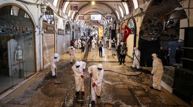 Haziran'da açılacak Kapalıçarşı dezenfekte edildi