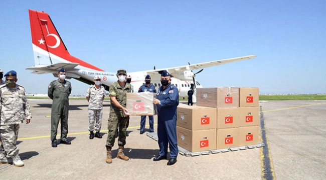 İncirlik'te görev yapan 3 ülkenin askerine sağlık malzemesi verildi
