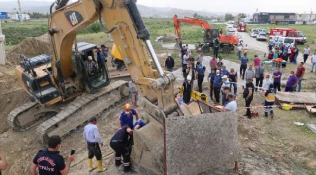 İnşaatta kazı sırasında göçük: 1 ölü