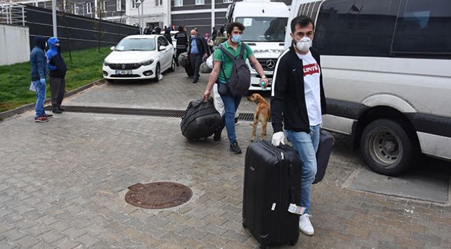 Karantina süresi dolan 181 kişi, evlerine uğurlandı