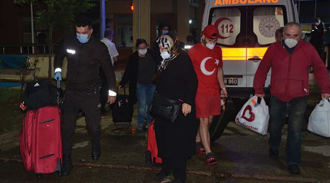 Karantina yurtlarından vatandaşların tahliyeleri sürüyor