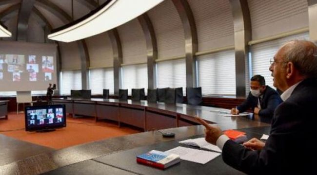 Kılıçdaroğlu 1 Mayıs'ı video konferans ile tebrik etti