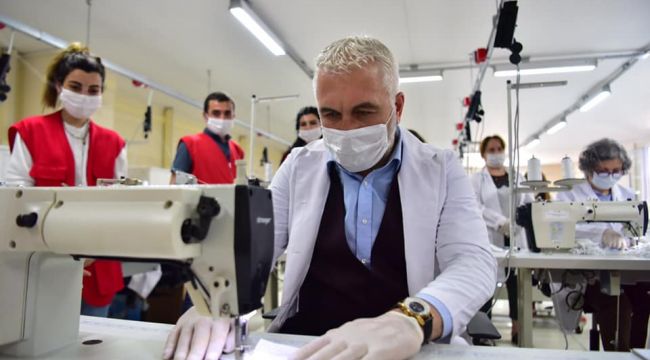KIZILAY GÜNDE 30 BİN MASKE ÜRETECEK