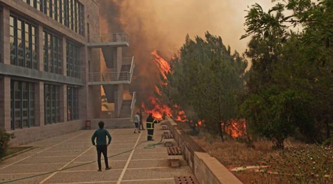 KKTC’de çıkan yangınlarla ilgili bir kişi gözaltına alındı